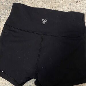 Black High-Waisted Women's Shorts